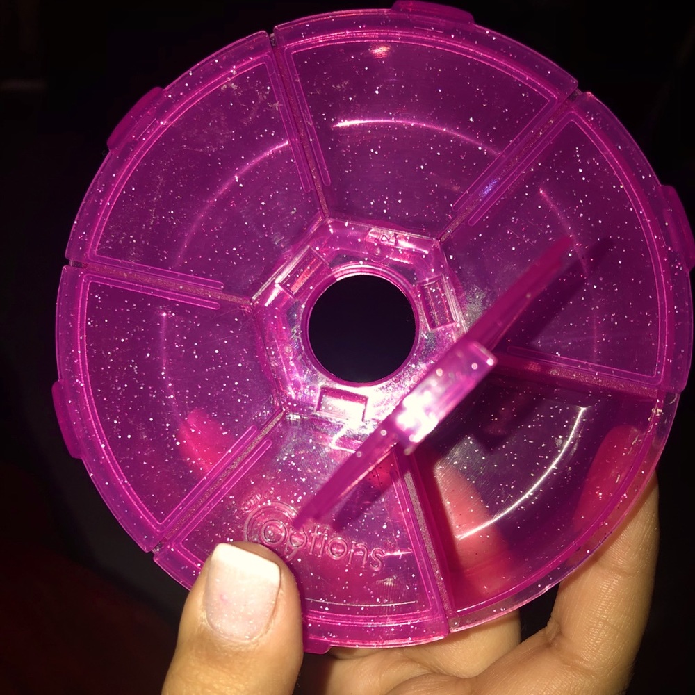 Pink Glitter Organizer